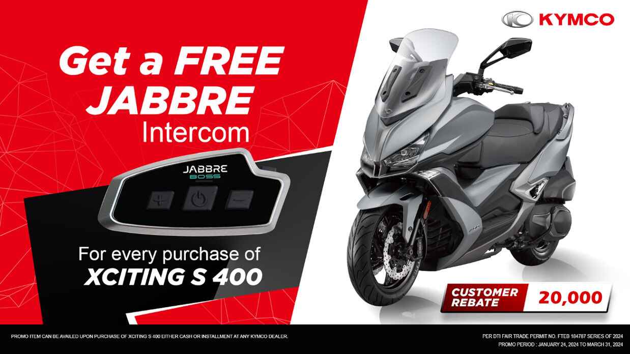 XCITING S 400 promo: get a free jabre intercom